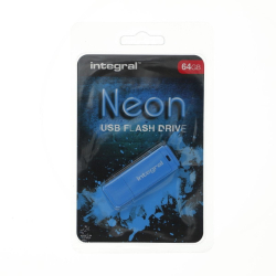 Pendrive Integral Neon 64GB USB 2.0 - Blue