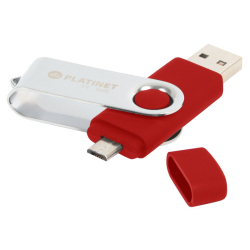 Pendrive Platinet 16GB BX-Depo Red