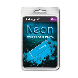 Pendrive Integral Neon 32GB USB 2.0 - Blue
