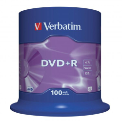 Płyta DVD+R Verbatim 4.7GB Cake 100szt.