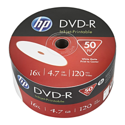 Płyta DVD-R Hewlett-Packard 4.7GB Cake 50szt. - do nadruku